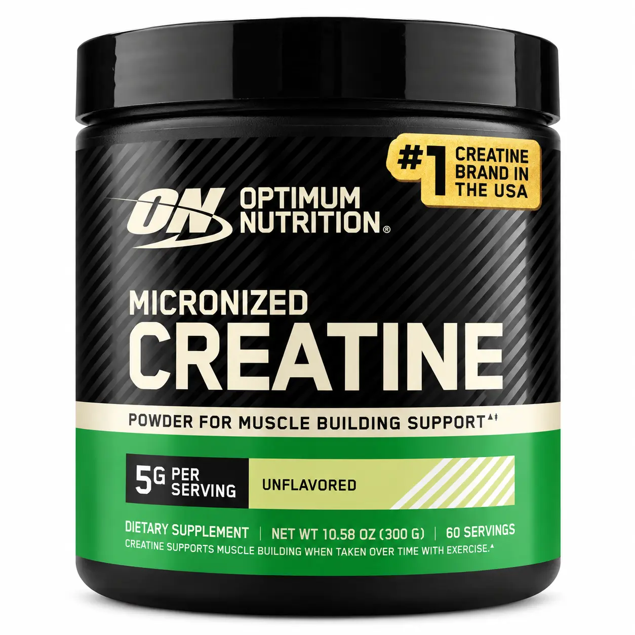 Optimum Nutrition Creatina Micronizada Monohidrato en Polvo